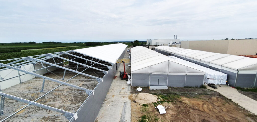 Konstrukcja hali magazynowej