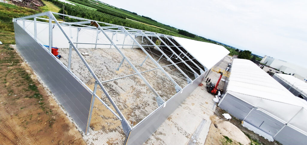 Konstrukcja hali magazynowej