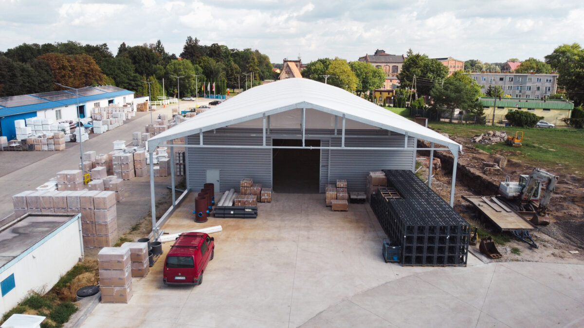 Hala namiotowa przemysłowa