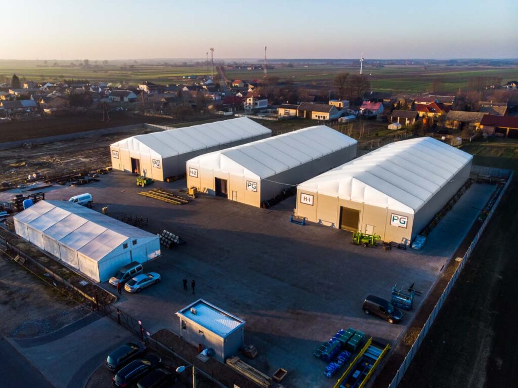 Hale namiotowe magazynowe