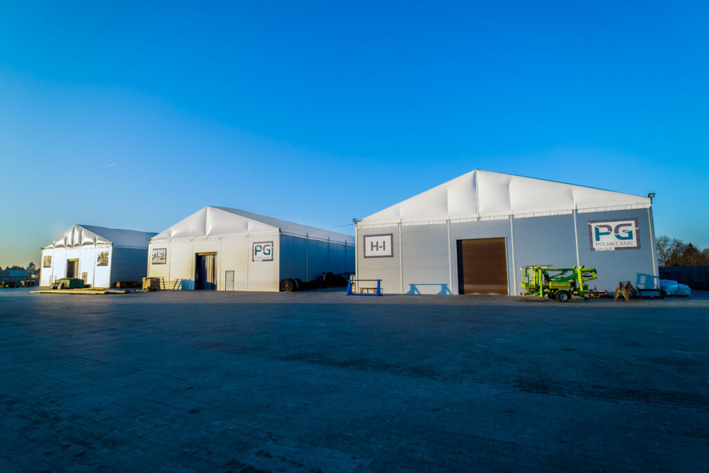Hala namiotowa magazynowa Polmecanic