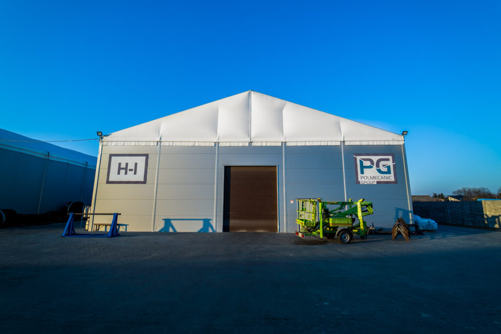 Hala namiotowa magazynowa Polmecanic